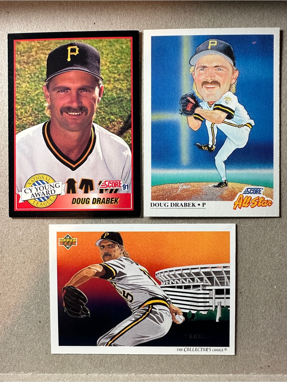 Barry Bonds/Bonilla/Van Slyke/Drabek Pirates lot of 20 - Picture 14 of 15